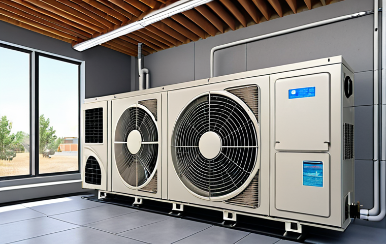 ** An HVAC (Heating, Ventilation, and Air Conditioning) system design plan for a building, emphasizing energy efficiency and sustainability. Include modern technologies like smart controls and renewable energy sources.
**