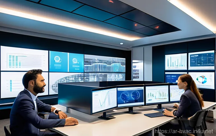 공조냉동기계 기술자의 글로벌 네트워크 - **Global HVAC Collaboration: Bridging Continents with Digital Expertise**
A diverse group of pro...