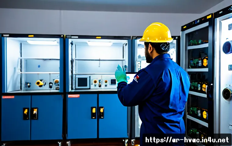 공조냉동기계 기술자와 재난 대응 시스템 - Photorealistic emergency operations room in a modern Middle Eastern city, Arab HVAC refrigeration te...